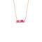 Amalfi Pink Mix Bar Pendant - 1